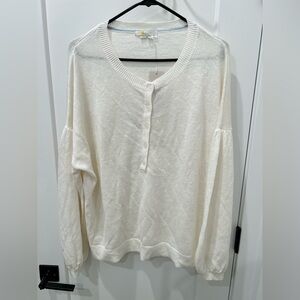 Boden Linen Cream Women's Top